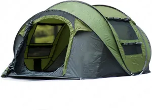 Tent Tent Automatic Camping Tent Quick Open 3-4 Persons Outdoor Large Spaces Camping Picnic Family Tent for Hiking Travel