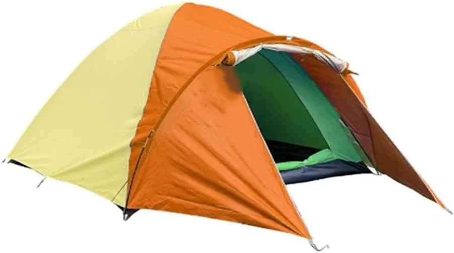 Tent Ultralight 3-4 Person Double Layer Rainproof Tent for Outdoor Camping Hiking Hunting Fishing Travel Picnic Tourist Outdoor Family Tent (Color : 1) (2)