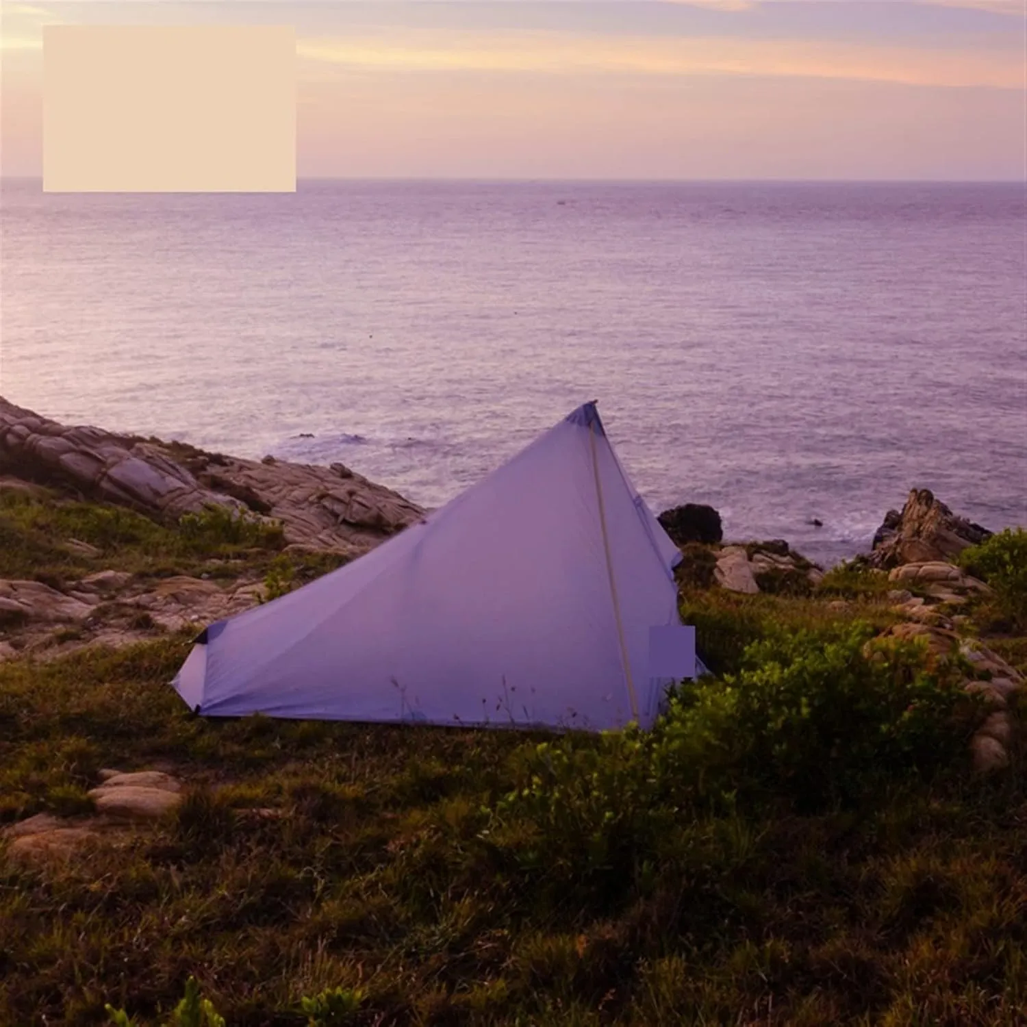 Tent Ultralight Camping Tent Coating Tent (Color : Green) (Green One Size)