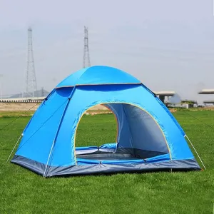 Tent Ultralight Portable Outdoor Camping Folding Automatic 3-4 Person Waterproof Family Tents