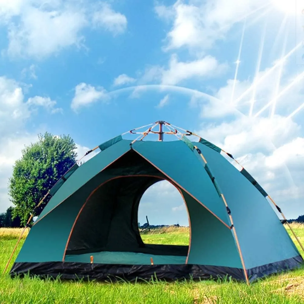 Tent Ultralight Portable Outdoor Camping Folding Automatic 3-4 Person Waterproof Sunscreen Breathable Family Tents