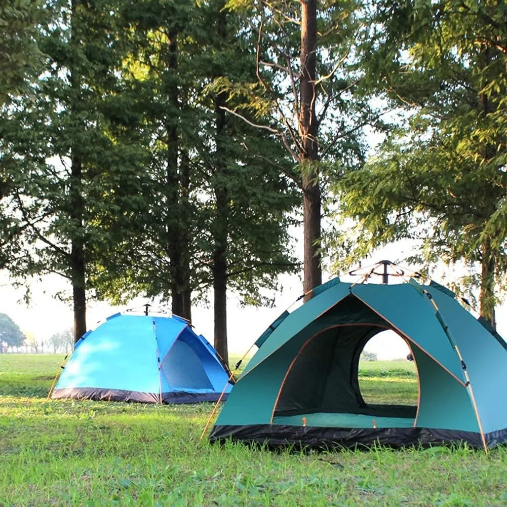Tent Ultralight Portable Outdoor Camping Folding Automatic 3-4 Person Waterproof Sunscreen Breathable Family Tents