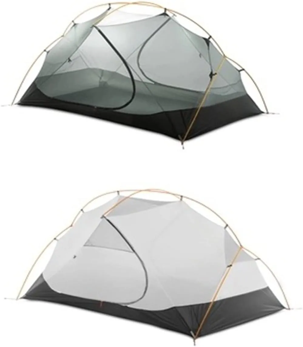 Tents Camping Tent Ultralight Tents Tenda Tente Barraca De Acampamento, 210t Orange 3 Season