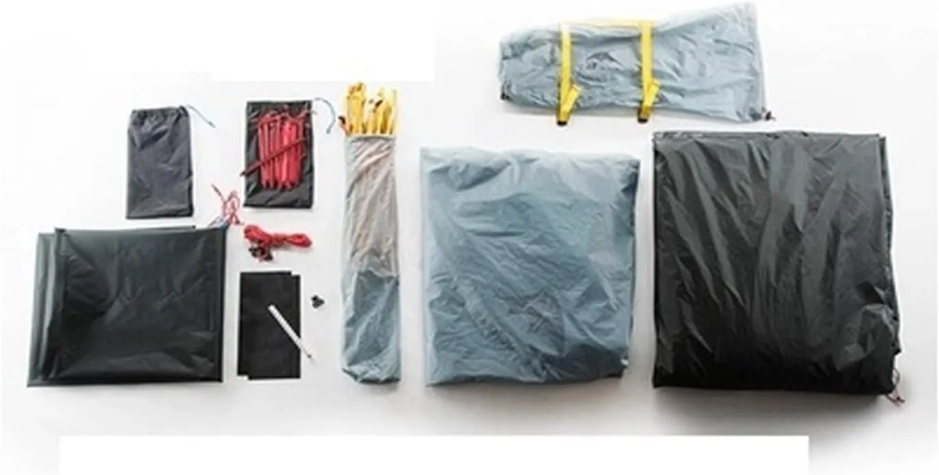Tents Camping Tent Ultralight Tents Tenda Tente Barraca De Acampamento, 210t Orange 3 Season