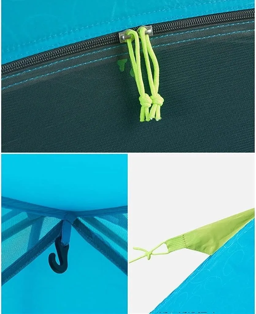 Tents for Camping Beach Tents UPF 50 UV Protection Camping Tent Hiking Tent 2-4 People Camping Equipment Rainproof Outdoor Tent Family Tents for Camping Hiking Traveling