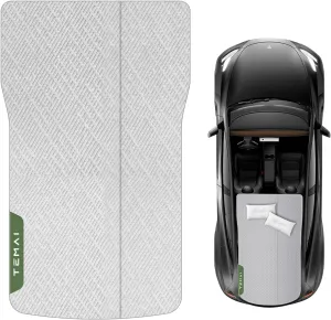 Tesla Model Y Camping Mattress, Slow-Rebound Memory Foam Mattress for Tesla Model Y, Mid-Large SUV Sleeping Pad with Single/Double Mode, 4 Seasons Use