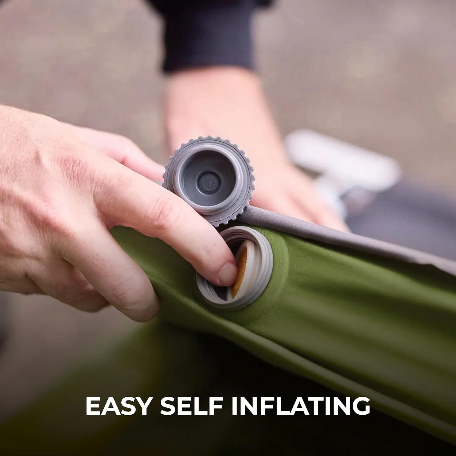 Teton Self Inflating Sleeping Pad, Inflatable Camping Sleeping Pads, Compact Mat for Camping, Backpacking, and Hiking.