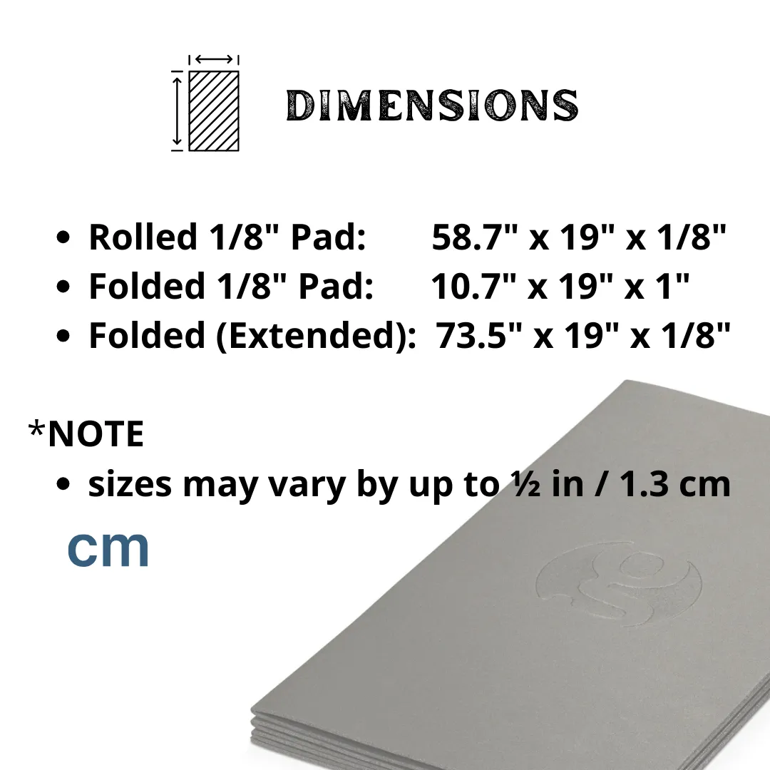 Thinlight Foam Pad - 1/8"