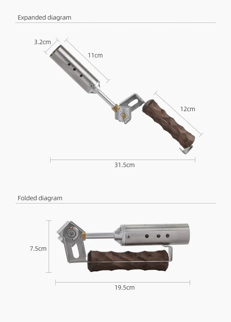 Thous Winds Folding Torch - Black Walnut