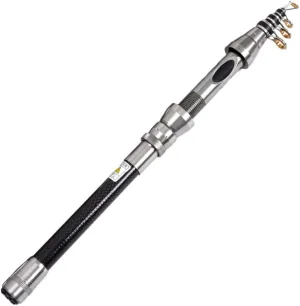 Throwing Fishing Rod Sea Fishing Pole Silver Fishing Pole Mini Fishing Rod