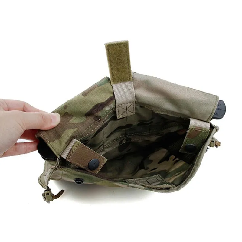 TMC Tactical Vest Zipper Back Pouch Attack Panel Pocket  AVS JPC2.0 CPC