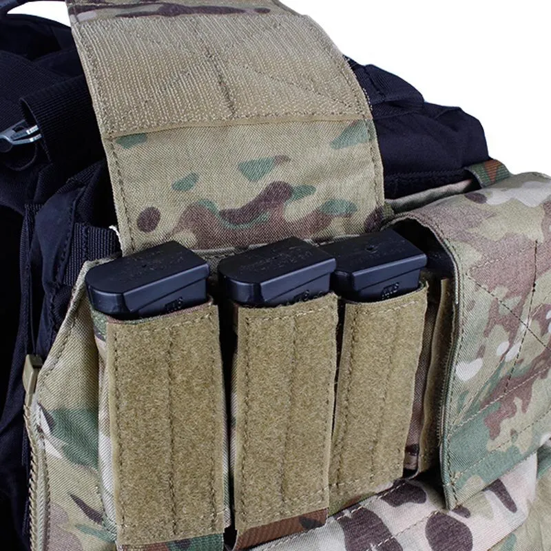 TMC Tactical Vest Zipper Back Pouch Attack Panel Pocket  AVS JPC2.0 CPC
