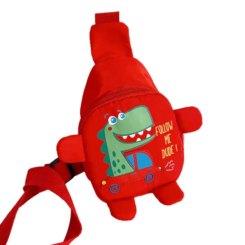 Toddler Dinosaur Sling Backpack - Waterproof Crossbody Daypack for Kids