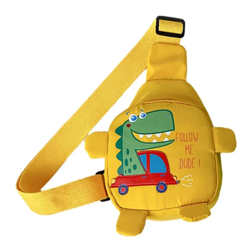 Toddler Dinosaur Sling Backpack - Waterproof Crossbody Daypack for Kids
