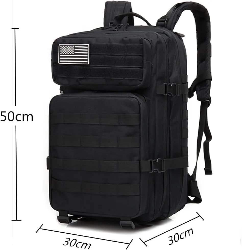 TOMITANY Military Tactical Backpack 45L Army 3 Days Assault Pack Bag Large Nylon 900D Mens Molle Rucksack