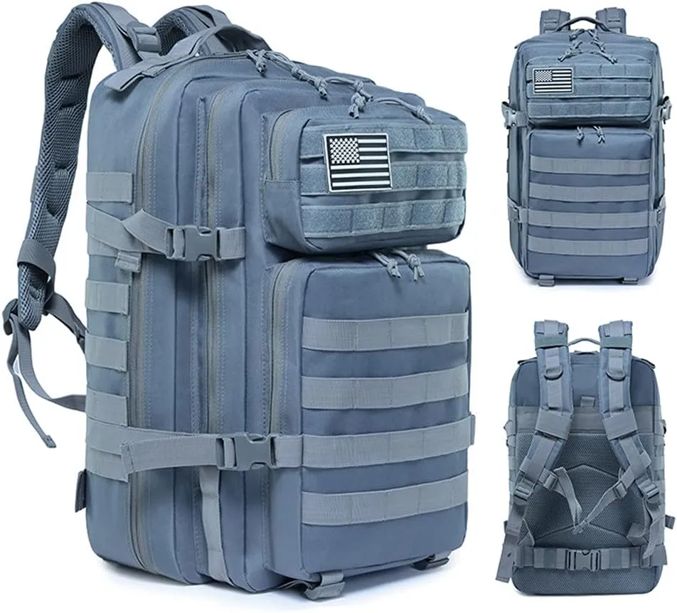 TOMITANY Military Tactical Backpack 45L Army 3 Days Assault Pack Bag Large Nylon 900D Mens Molle Rucksack