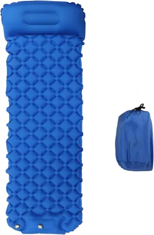 Topyond Inflatable Sleeping Mat, Camping Sleeping Pad Ultralight Inflatable Sleeping Mat with Built in Pump Backpacking Camping Air Mattress for Camping