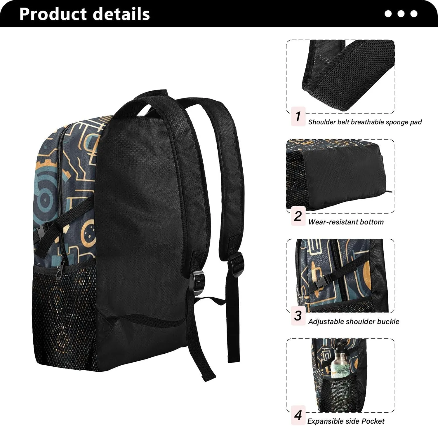 Travel Hiking Daypack Foldable Packable Backpack Machinery Waterproof Lightweight Casual Rucksuck for Men Women