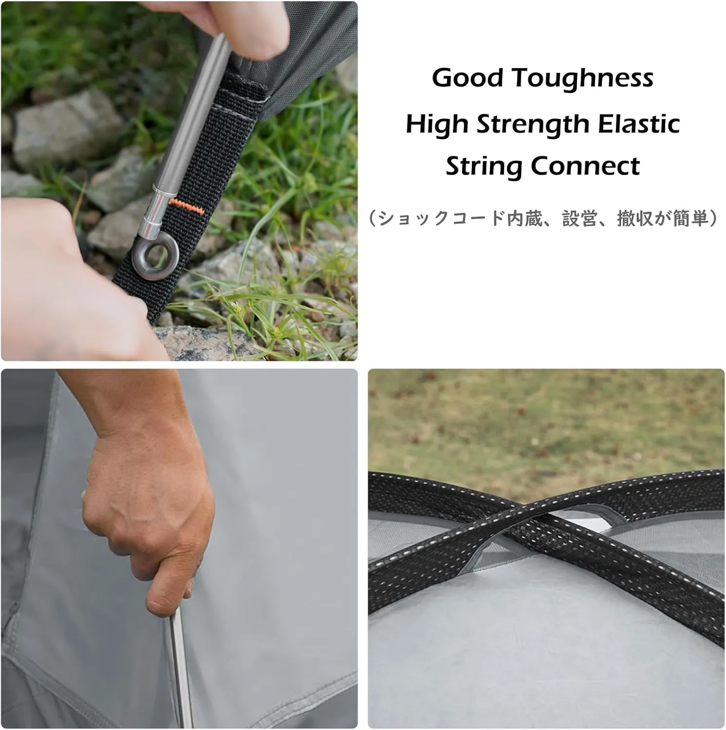 TRIWONDER Tent Pole 2 PCS - Aluminium Rod Tent Pole Replacement Accessories Tent Bar Tent Building Supporting Rod Awning Frames Kit for Hiking Camping