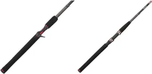 Ugly Stik GX2 Casting and Spinning Rod Bundle, 6’6” One Piece Casting Rod, 8-20lb Line Rating, 1/4-5/8 oz. Lure Rating and 7’ Three Piece Spinning Rod, 8-20lb Line Rating, 1/4-3/4 oz. Lure Rating