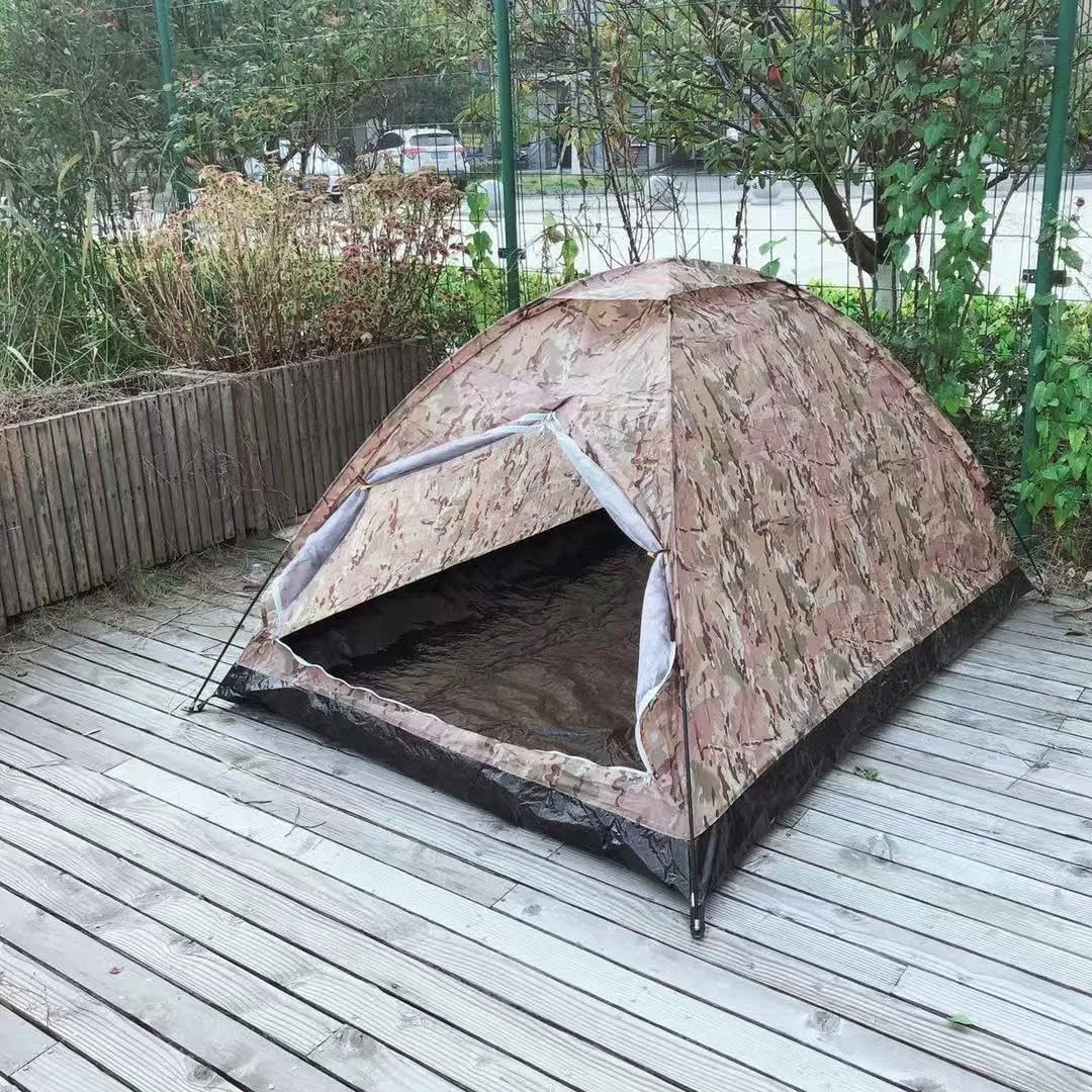 Ultralight 1-Person Tent for Camping Hiking Fishing Waterproof Rainproof Portable Compact Camouflage Indoor Outdoor