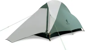 Ultralight Backpacking Tent for 1 Person 4 Season Free Standing Dome Tent for Camping Hiking Travel (Color : Blue, Size : Large)