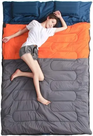Ultralight Cotton Camping Sleeping Bag Camping Lovers Double Sleeping Bag Adults Compression Bag Outdoor