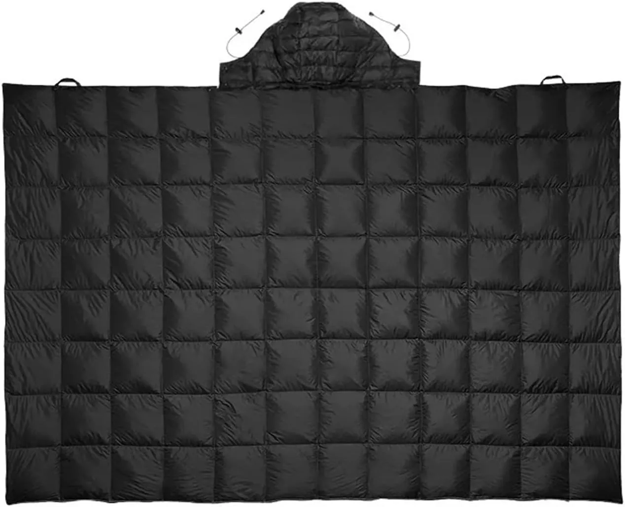 Ultralight Down Blanket - Wearable Shawl For Outdoor Camping, Travel & Fishing - Multifunctional Warm Down Quilt(Gray)
