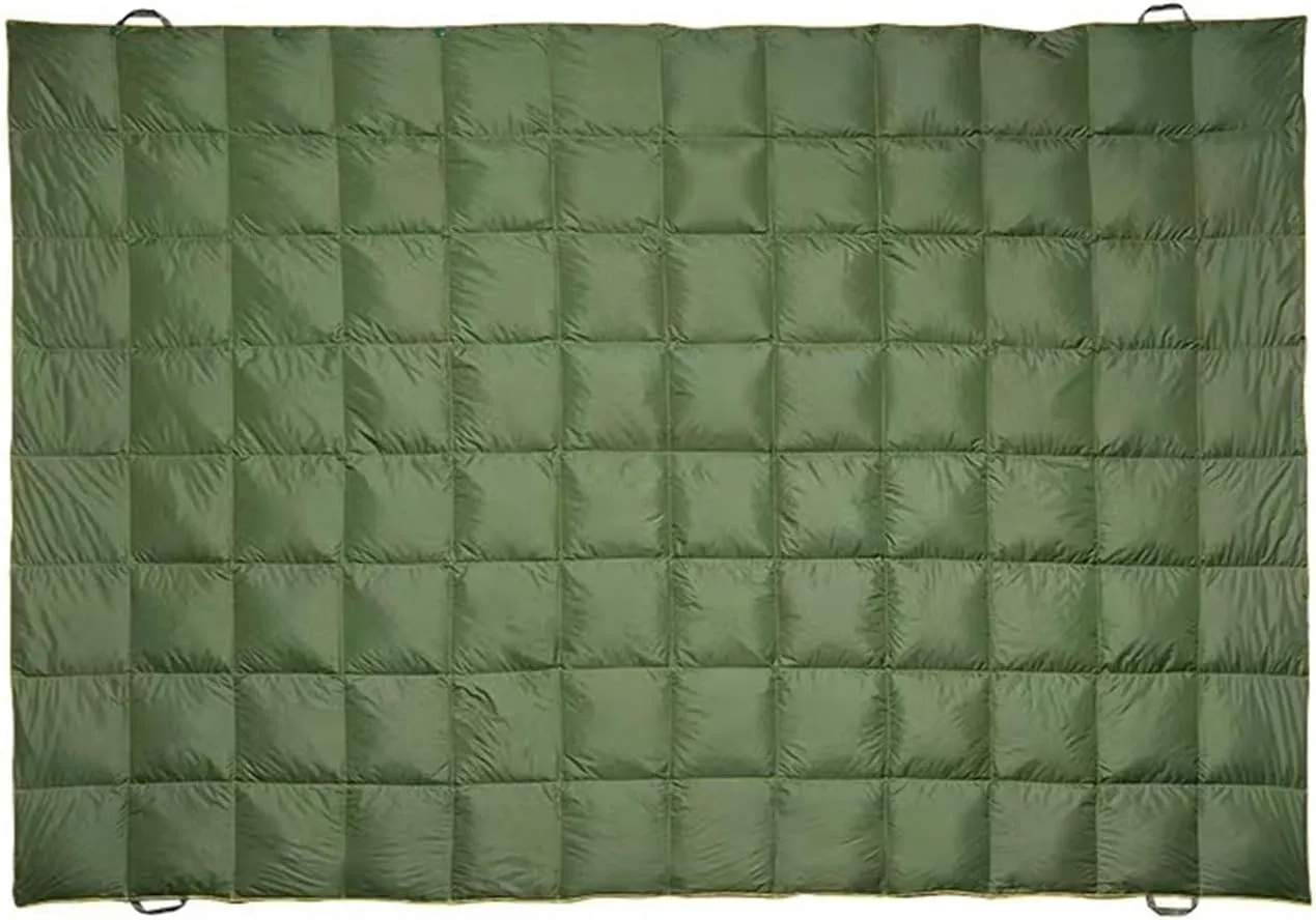 Ultralight Down Blanket - Wearable Shawl For Outdoor Camping, Travel & Fishing - Multifunctional Warm Down Quilt(Gray)