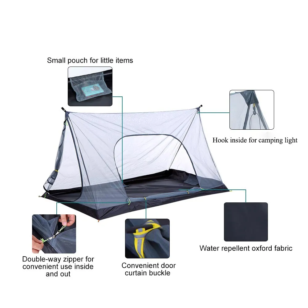 Ultralight Hiking Tent Outdoor Camping Mesh Tent
