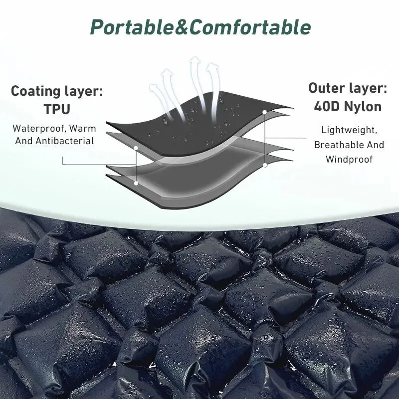 Ultralight Inflatable Camping Sleeping Pad for Travel