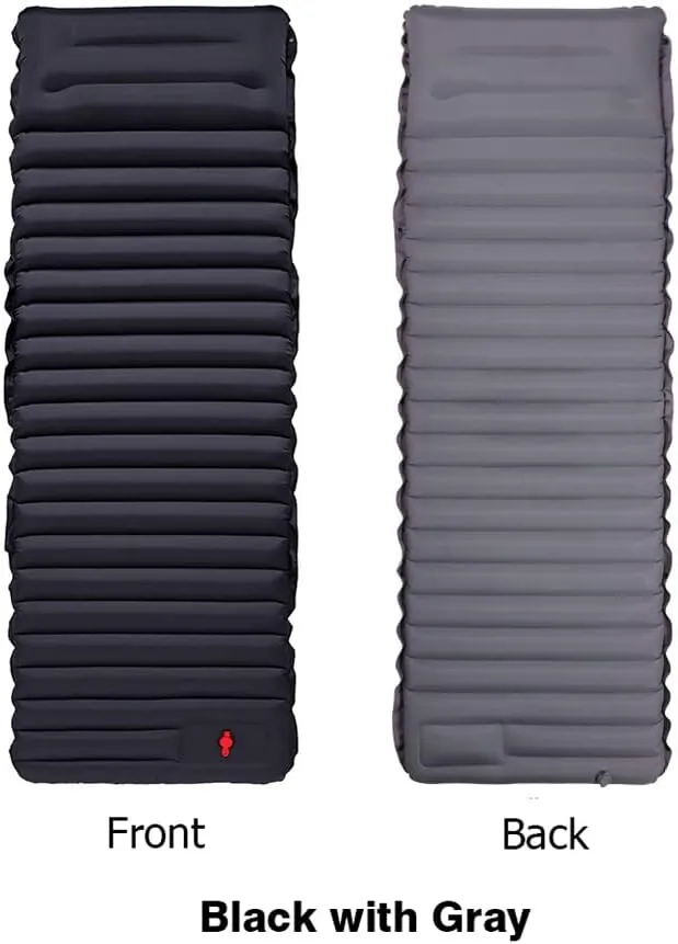 Ultralight Self-Inflating Air Mattress Widen Sleeping Pad Splicing Inflatable Bed Beach Picnic Mat Camping Tent Air Cushion (c)
