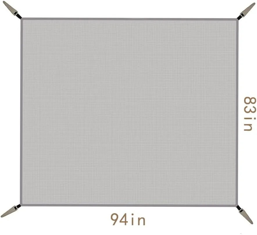 Ultralight Tent Footprint Waterproof Camping Tarp Mat Picnic Blanket Ground Sheet for Backpacking Hiking Beach