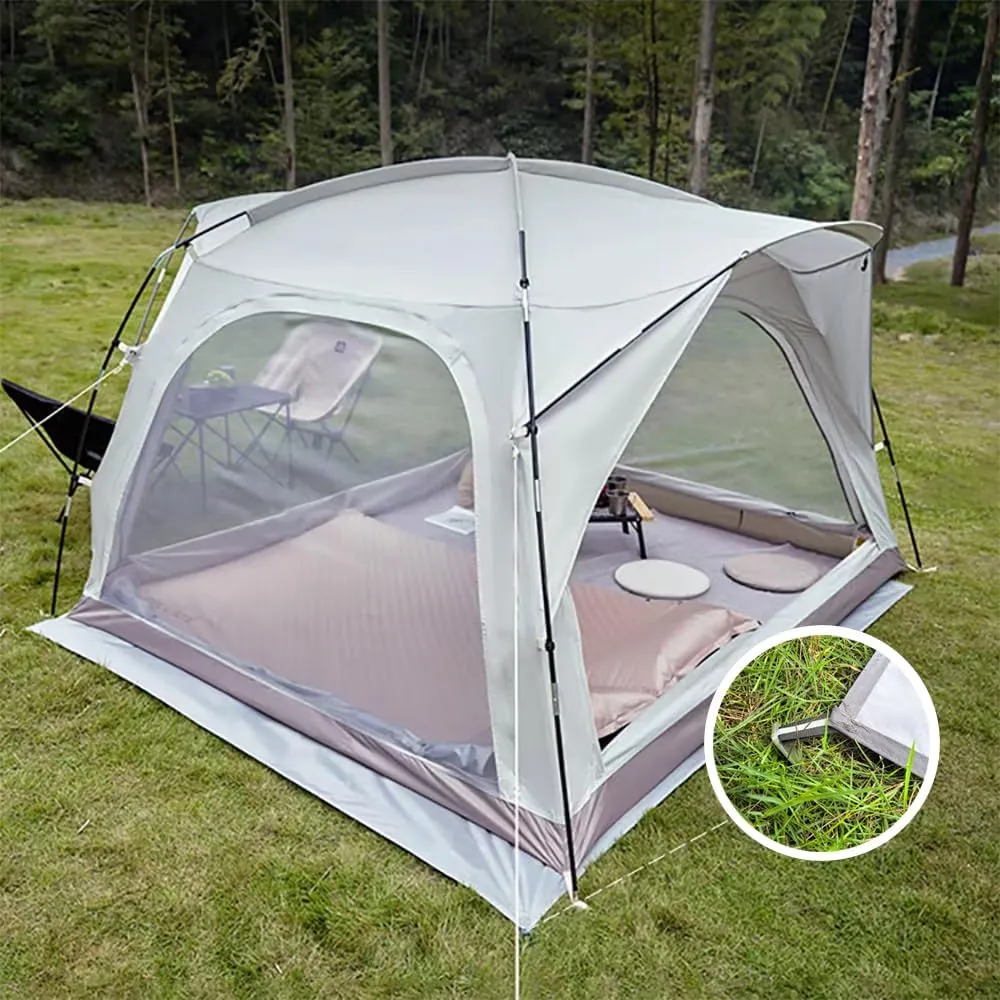 Ultralight Tent Footprint Waterproof Camping Tarp Mat Picnic Blanket Ground Sheet for Backpacking Hiking Beach