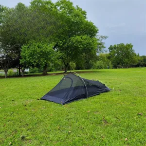 Ultralight Tunnel Bug-Proof Tent for Solo Camping – & Easy Setup,with Aluminum Pole