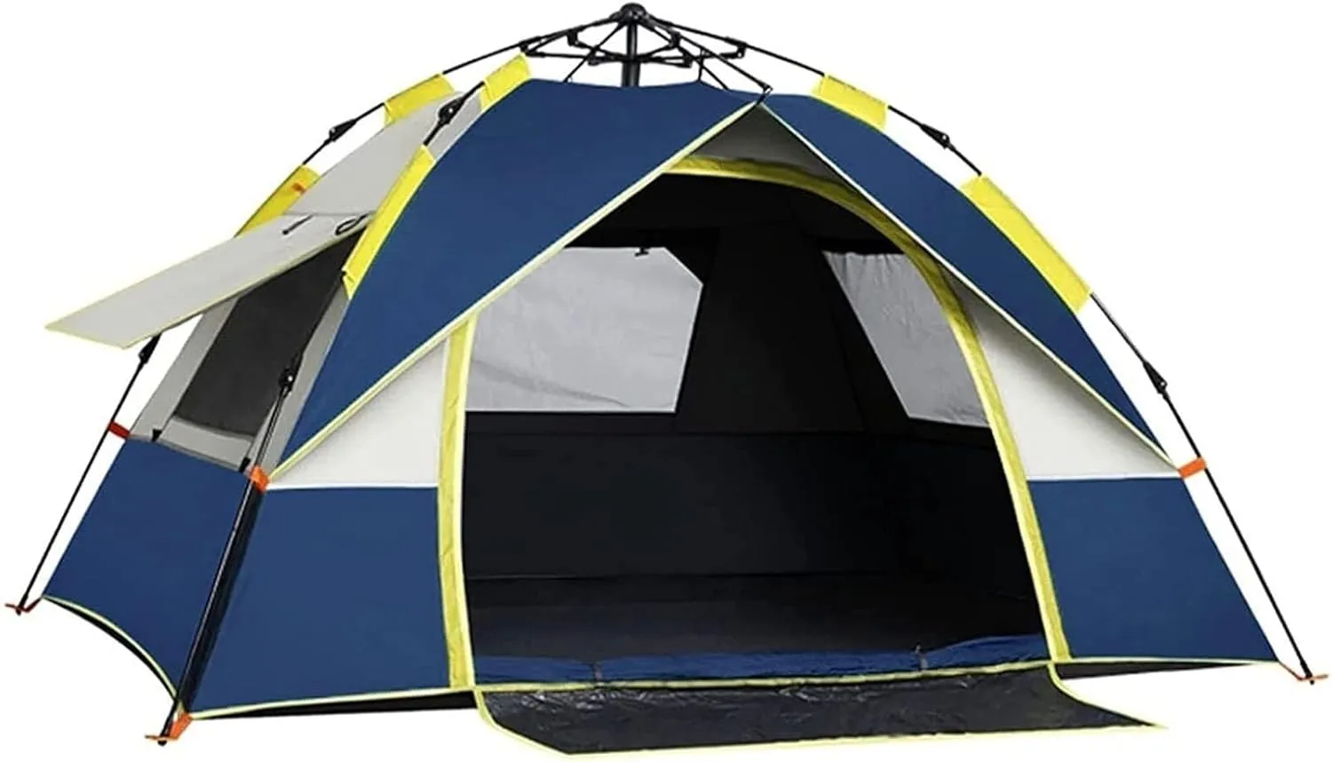 Upgrade Pop Up Tent for 3-4 Person Family Camping, Instant Automatic Tent, Portable Waterproof Sun Shelter for Hiking, Beach, Outdoor Camping