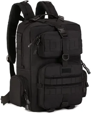 USDBE Military Army Tactical Backpack 14 Inches Laptop Rucksack Outdoor Camping Hiking Camouflage Bag