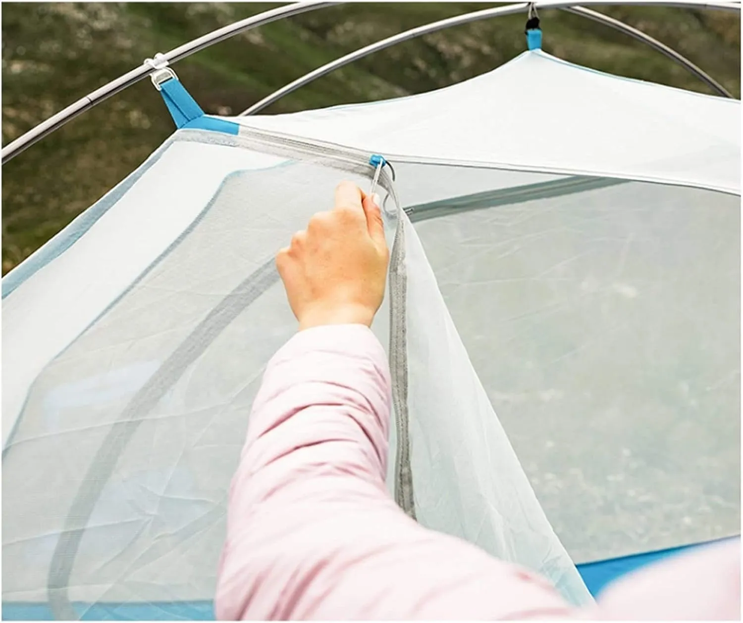 VejiA Tent Ultralight Camping Tent 2,3 Person Easy Set Up Double Layer Waterproof 3 Season Tent for Outdoor 3 Colors Outdoor