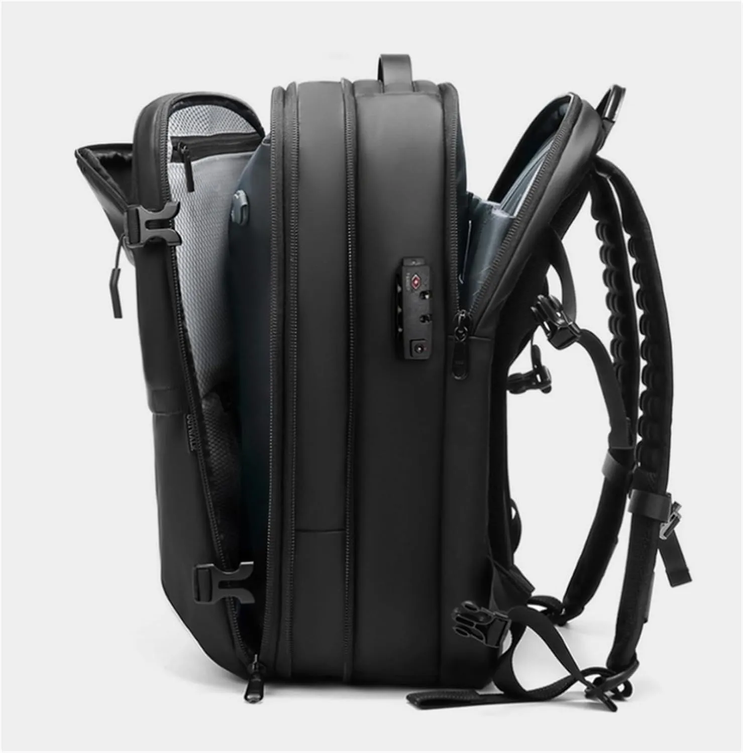 Veloutte Travel Backpack, Veloussette Space Bag, Velouette Space Bag, Expandable Waterproof Backpack (gray)
