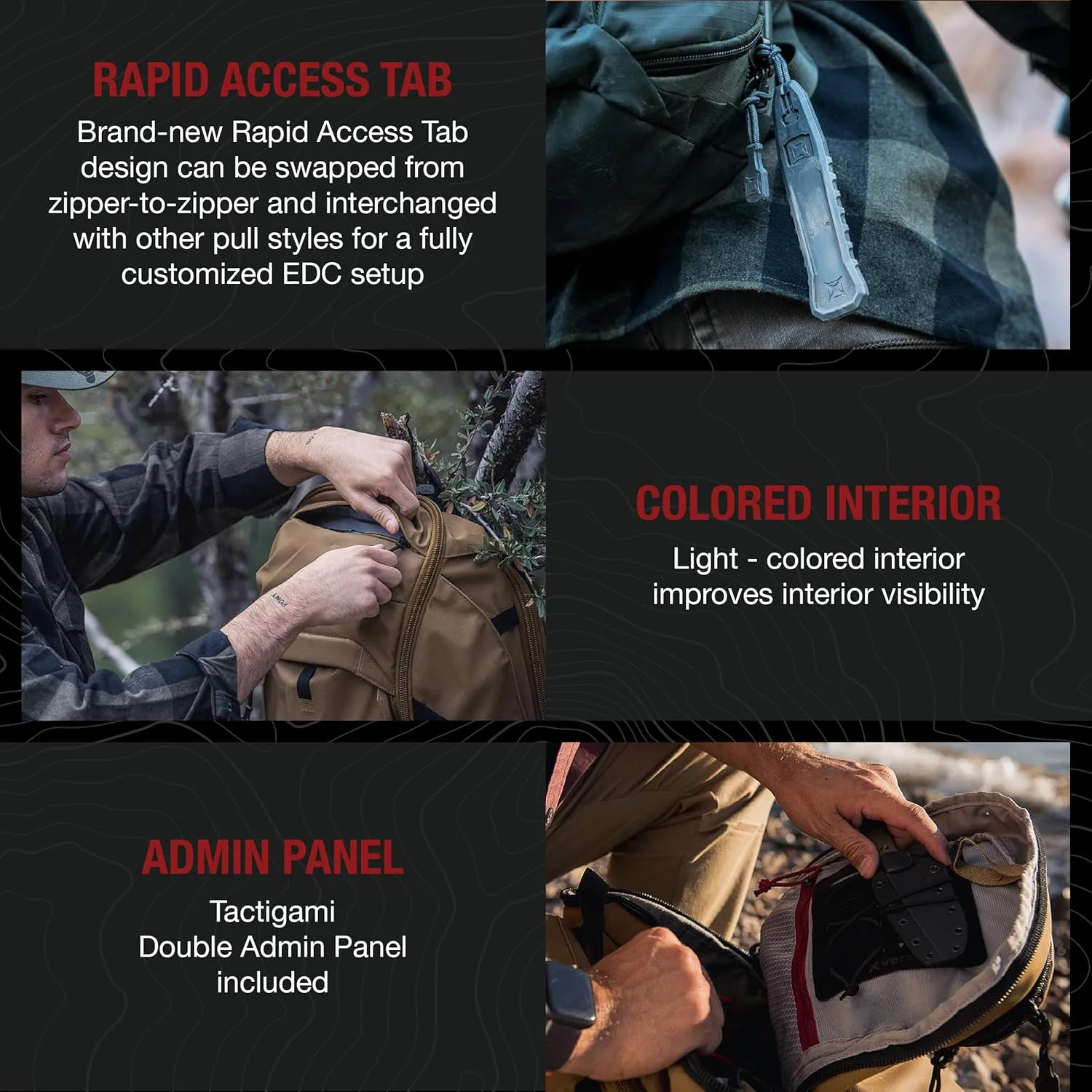 Vertx Basecamp EDC Tactical Backpack 30L for Conceal Carry, Hiking, Overlanding, Travel, Work, Tactical Gear, It's Black