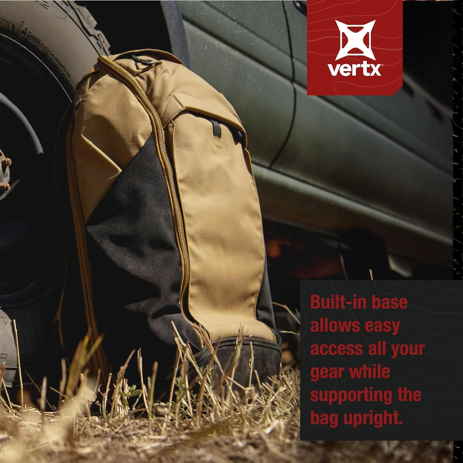 Vertx Basecamp EDC Tactical Backpack 30L for Conceal Carry, Hiking, Overlanding, Travel, Work, Tactical Gear, It's Black