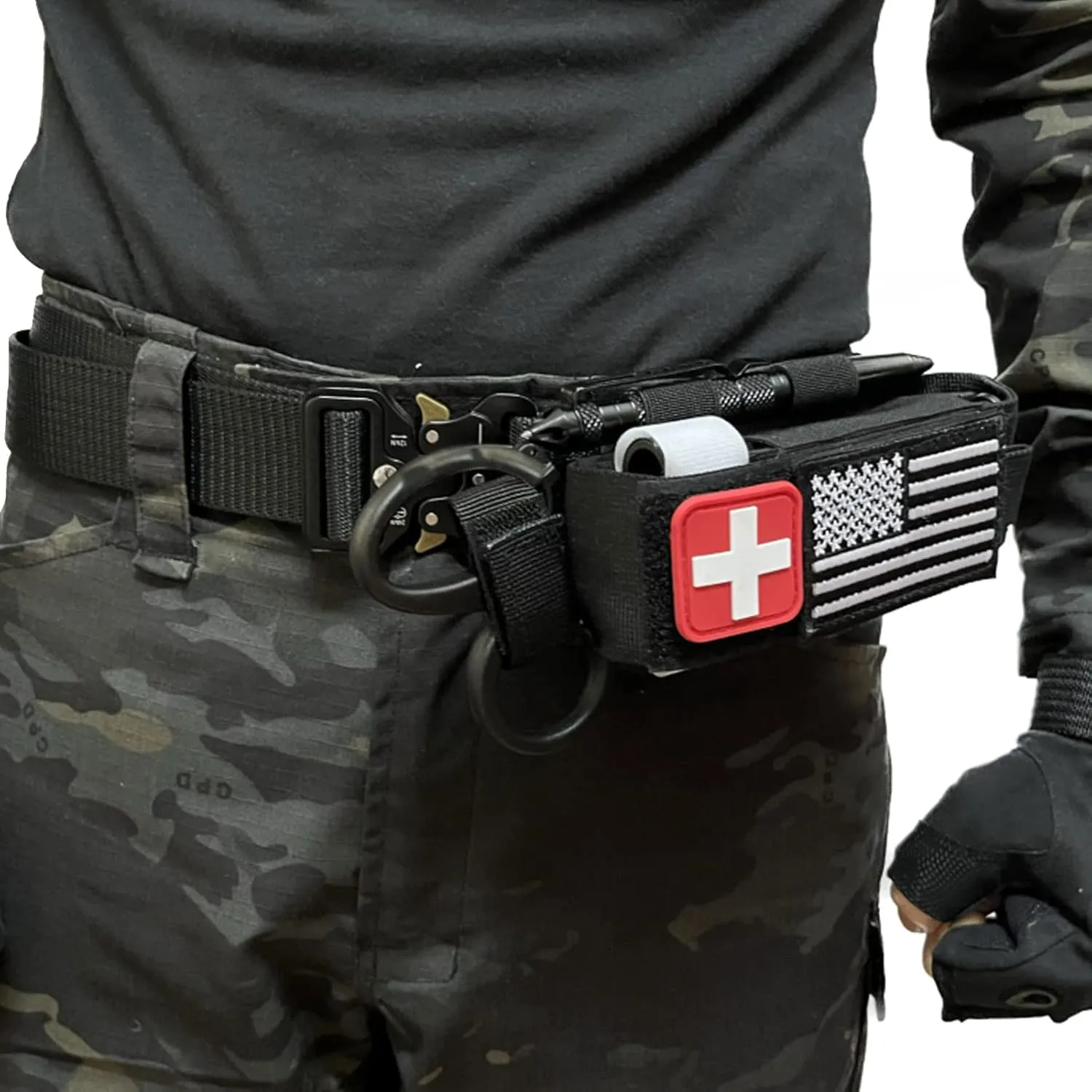 VIIDOO 2 Pack TQ Pouch - Upgrade Laser Cut Molle Tourniquet Holder for Duty Belt
