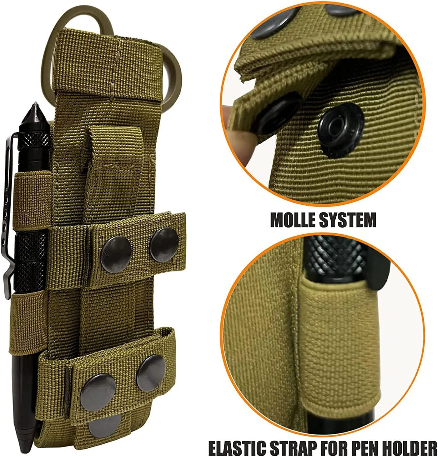VIIDOO 2 Pack TQ Pouch - Upgrade Laser Cut Molle Tourniquet Holder for Duty Belt