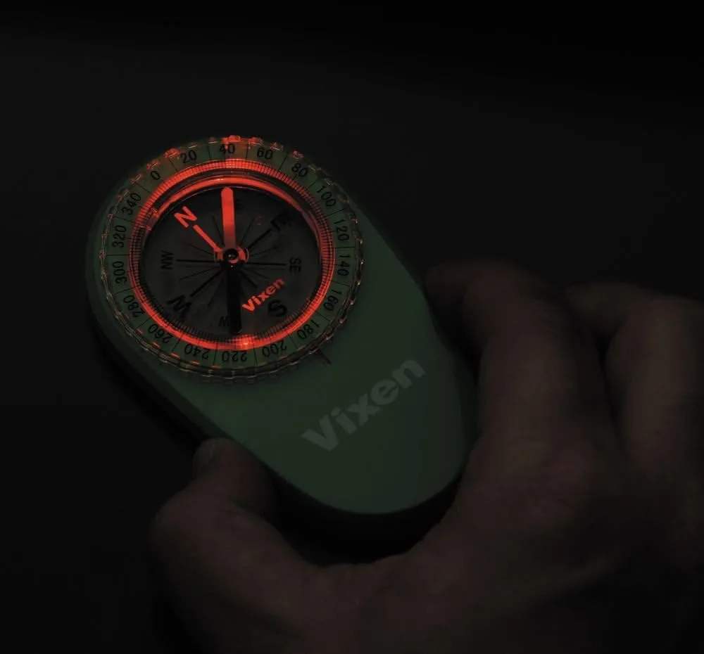 Vixen 43023-9 Oil Based Compass, LED Compass, Green