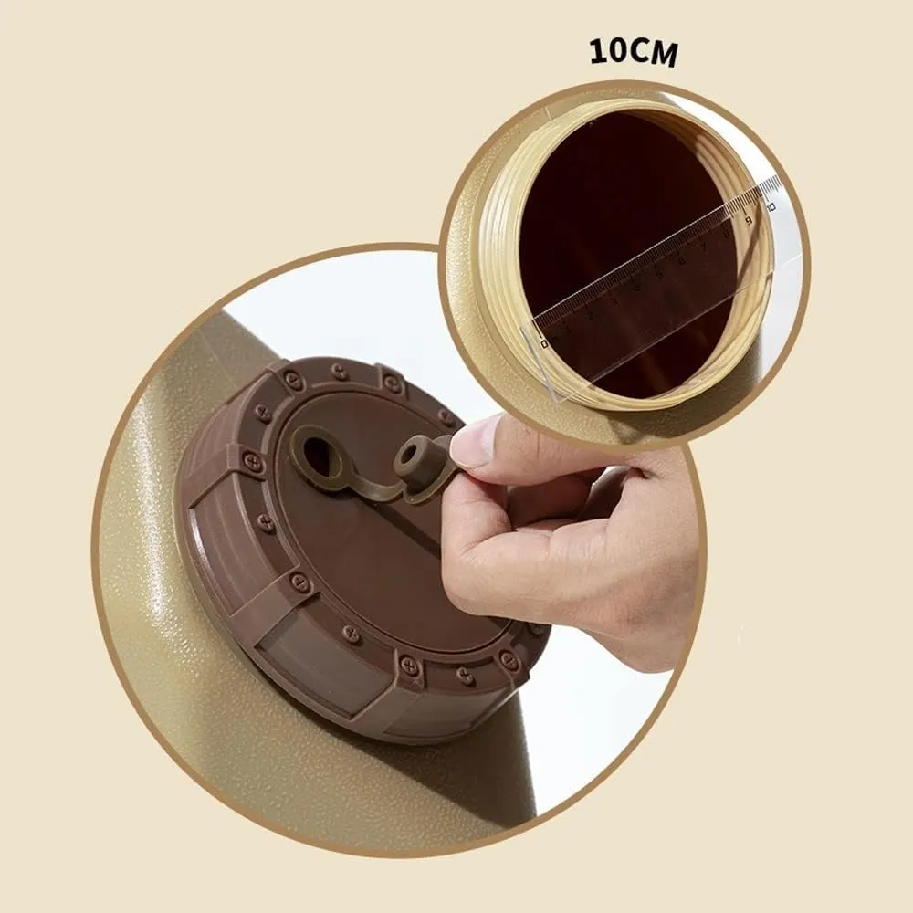 Water Container with Spigot, Camping Water Container, 20L Portable Water Storage for Camping Hiking Picnic BBQ (Gray : A, Size : 39 * 20.5 * 38cm)