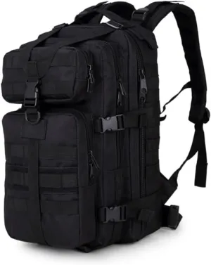 Waterproof backpack for travel fan outdoor shoulders hiking backpack, 35L Camping Hiking Trekking Rucksack Travel Backpack Black