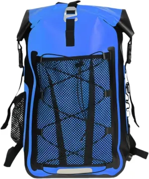 Waterproof Backpack Kayak Dry Bag Backpack Waterproof 30L, Lightweight Roll Top Dry Bag for Boating Surfing Camping (Blue,30L)