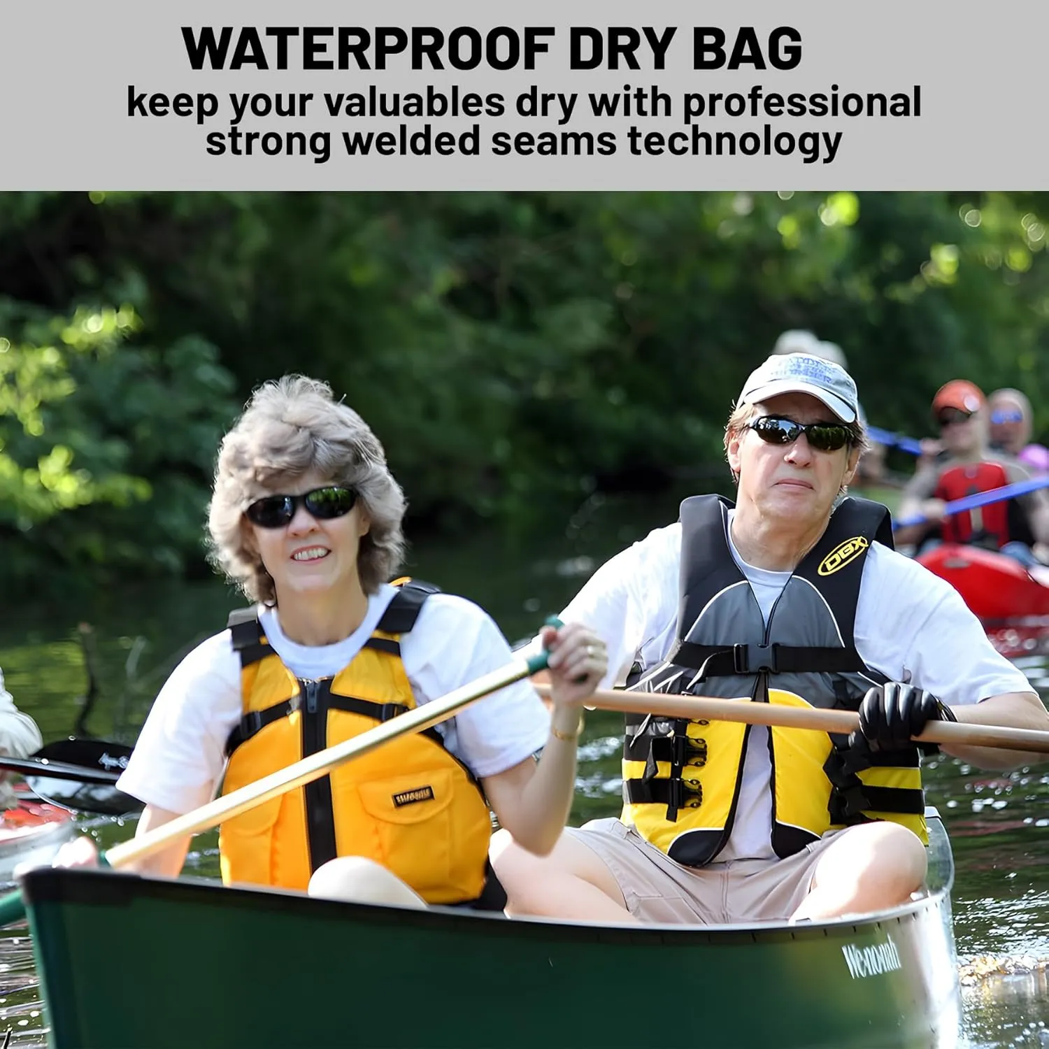 Waterproof Dry Bag,Roll Top Beach Starfish Seashell Waterproof Backpack 5L/10L/20L Floating and Lightweight Bags for Kayaking, Boating, Fishing, Swimming and Camping