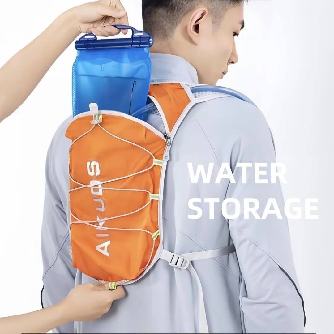 Waterproof Sports Backpack with Bladder for Trail Running, Cycling, Marathon, Outdoor Hiking, and Mountaineering (Green)