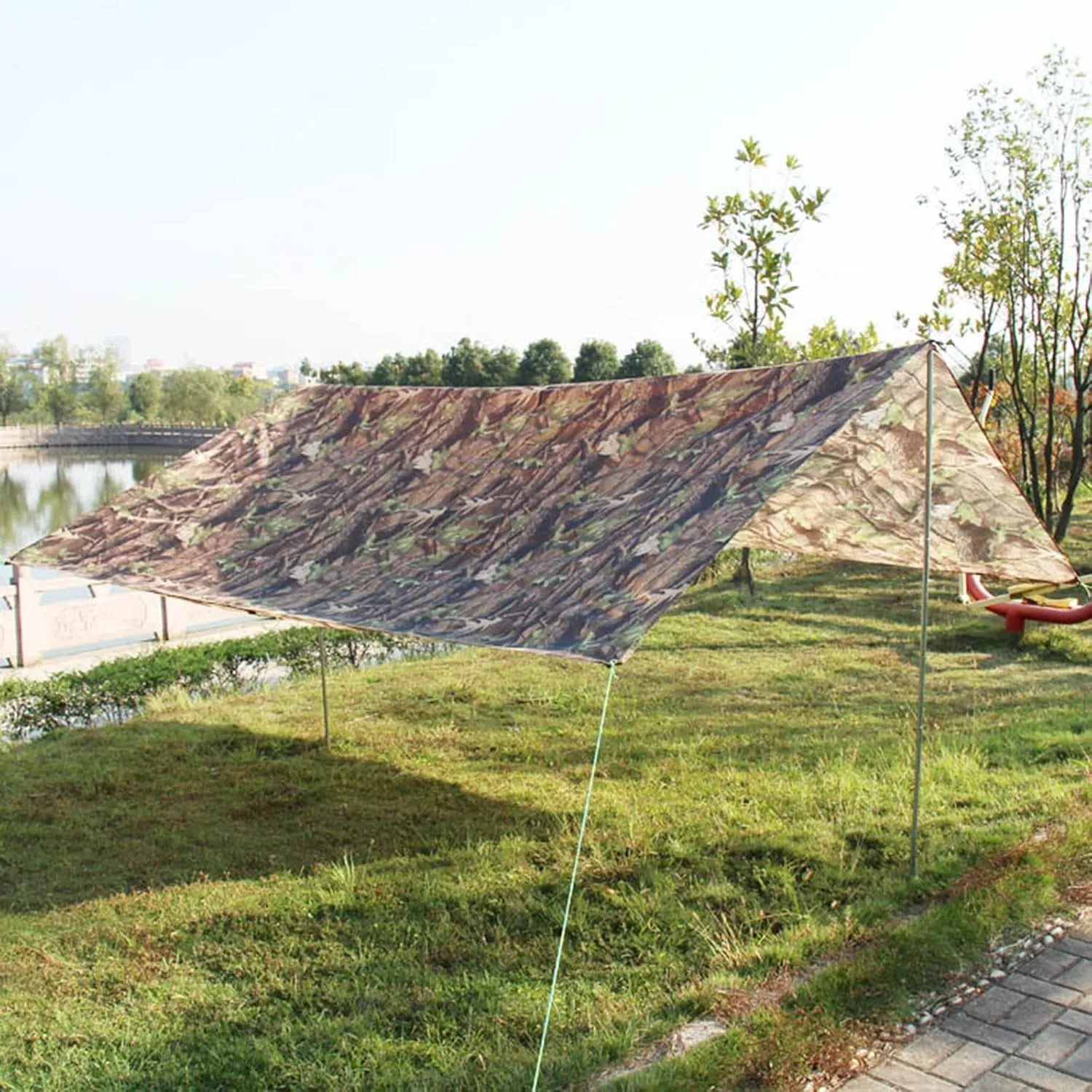 Waterproof Tent Tarp for Under Tent, Lightweight Camping Tarp Shelter, Tarp Canopy for Camping, Backpacking Outdoor Adventure